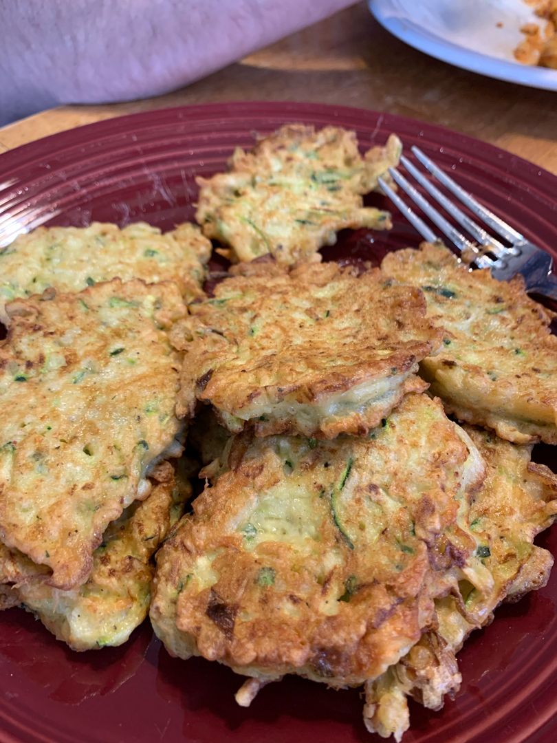 Zucchini Parmesan Cheese Fritters Daily Recipes