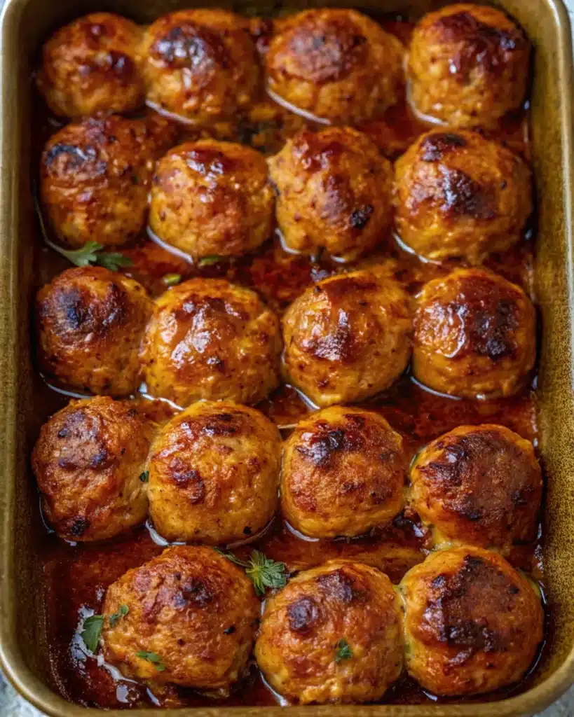 1 honey bbq meatballs