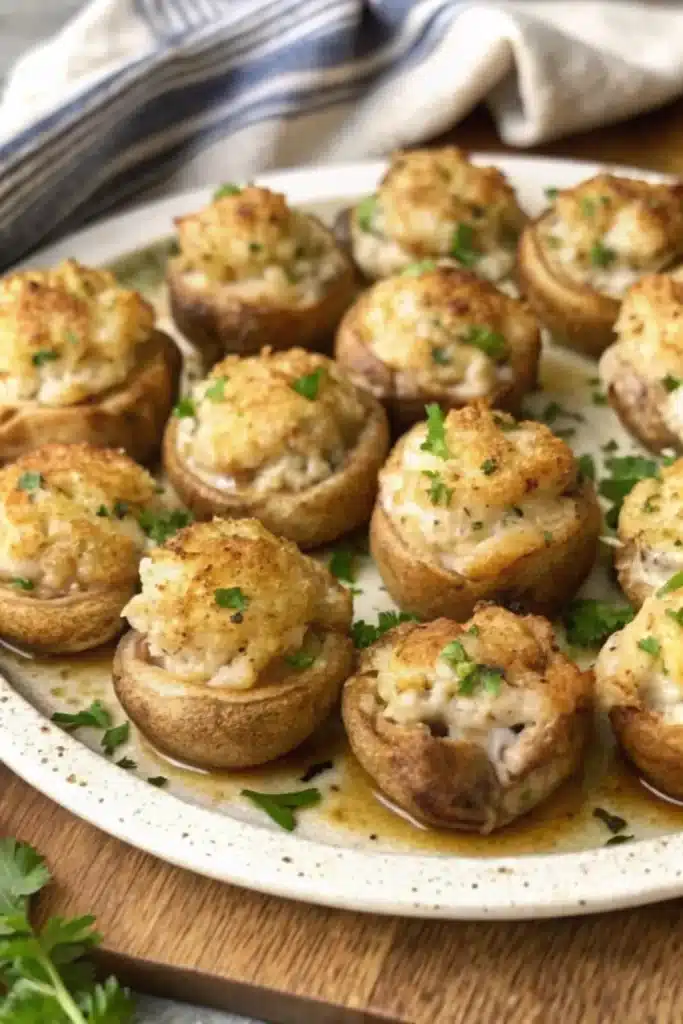 Roasted Garlic Mushrooms