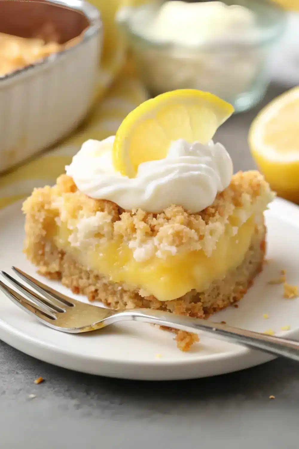 10 lemon cream cheese dump cake 1