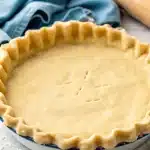 Easy-to-make pie crust, a versatile base for both desserts and savory dishes.
