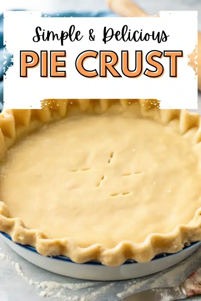 Perfectly flaky and golden pie crust, ideal for sweet or savory pies.