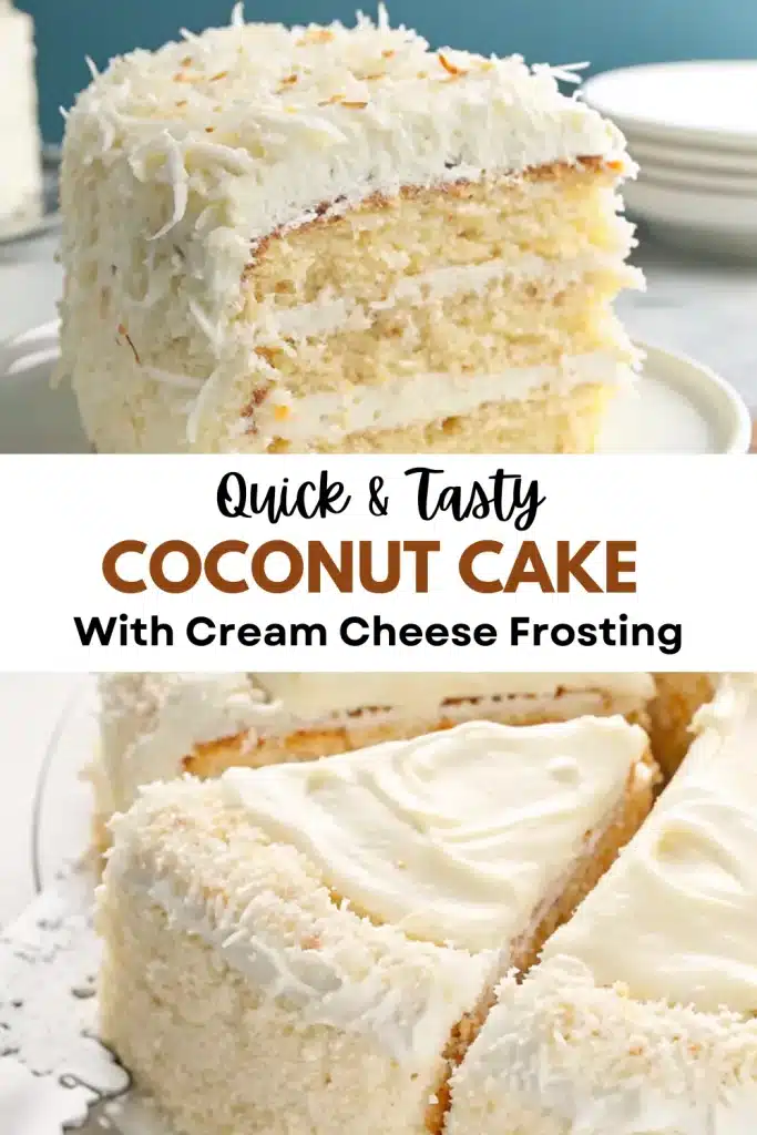 11 coconut cake with cream cheese frosting pin