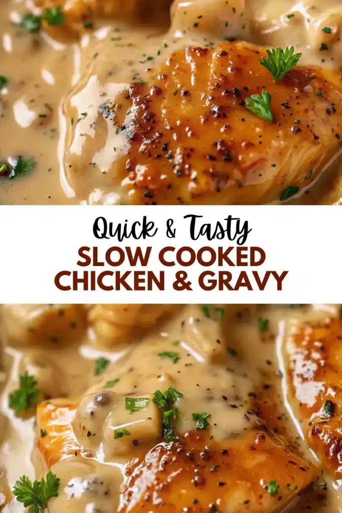 11 slow cooked chicken and gravy 2