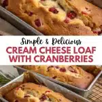 12 cream cheese loaf with cranberries 1