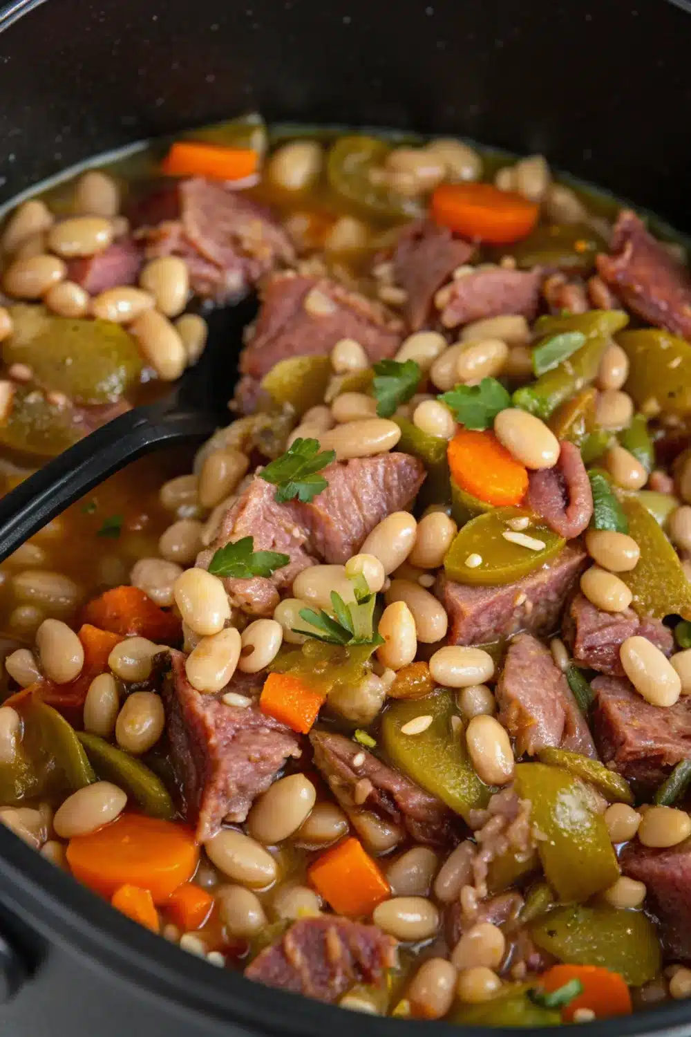 12 crockpot navy bean and ham soup 1