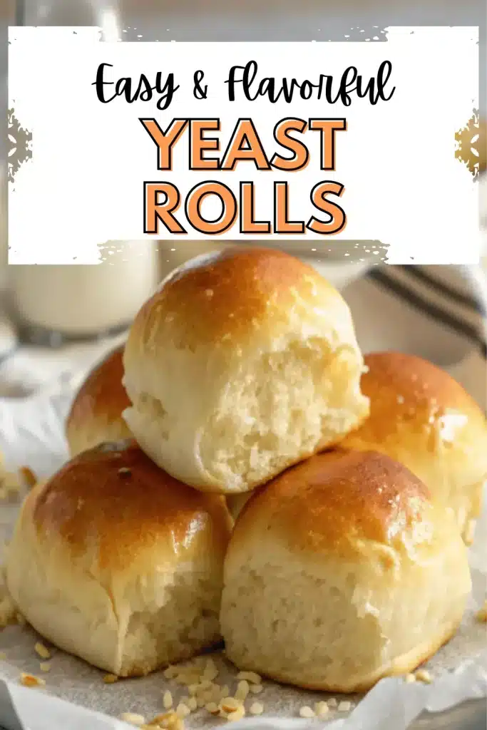 Yeast Rolls that are soft, fluffy, and rich in flavor, perfect for any meal or special occasion.