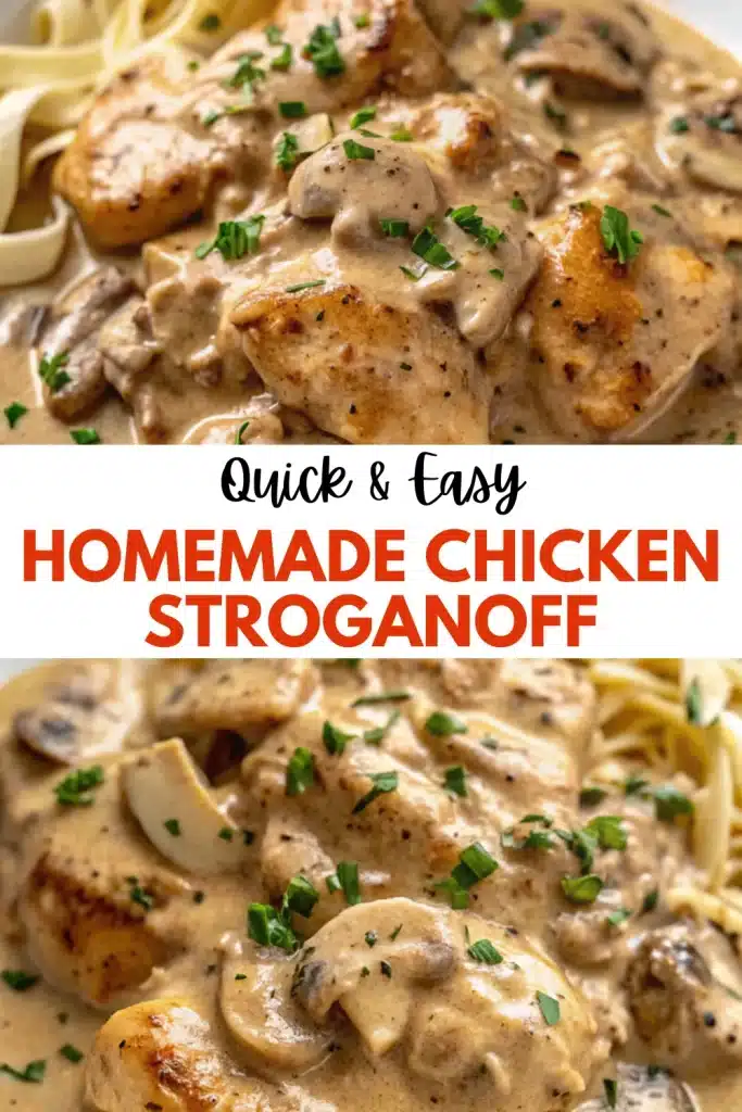 13 homemade chicken stroganoff 2