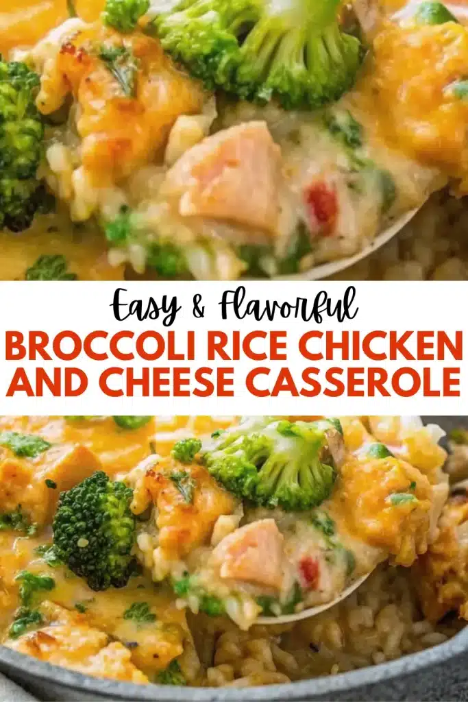 15 broccoli rice chicken and cheese casserole 2