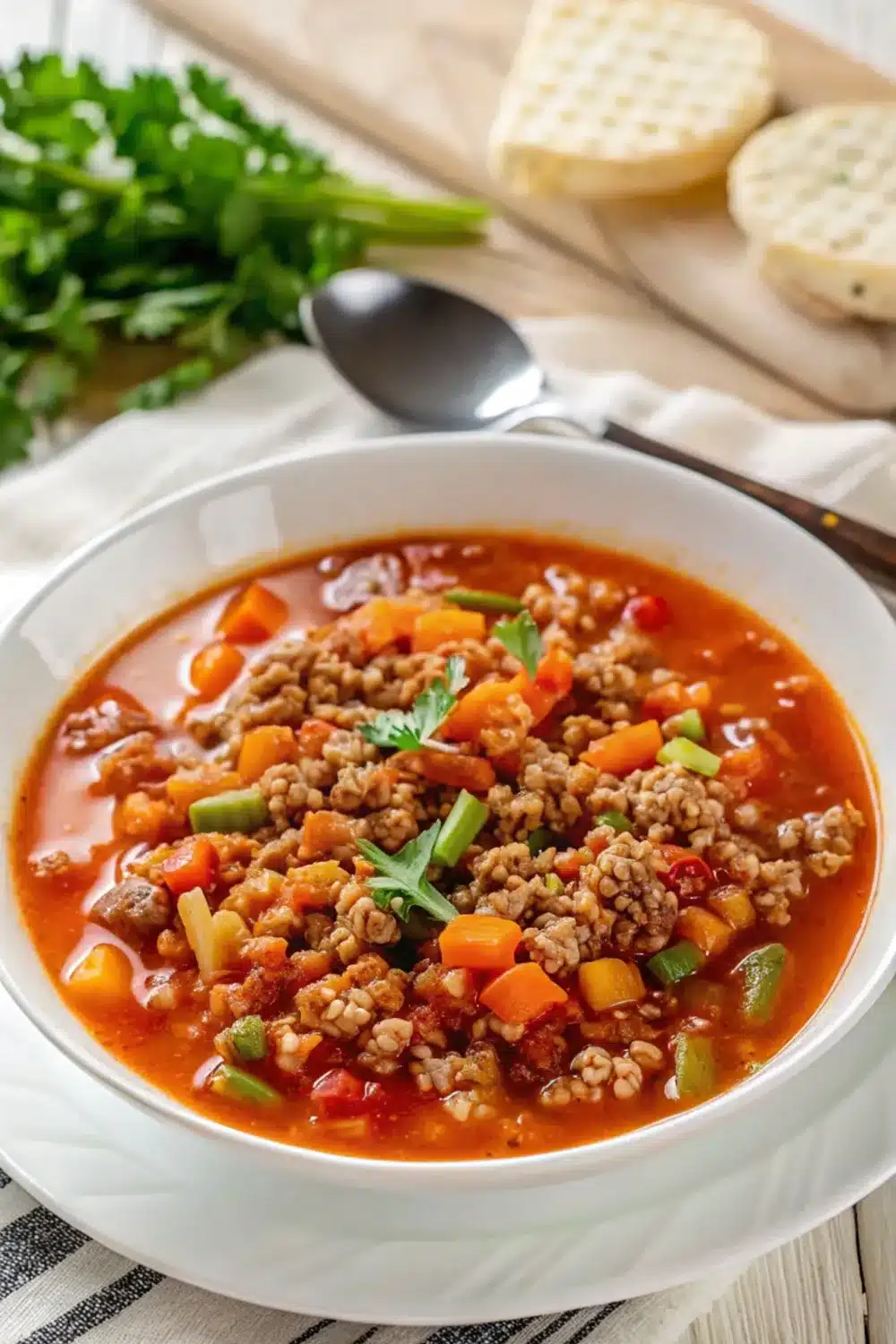 15 easy hamburger soup