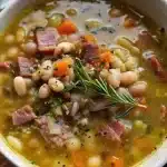 15 ham and white bean soup 1