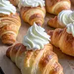 15 puff pastry cream horns 1