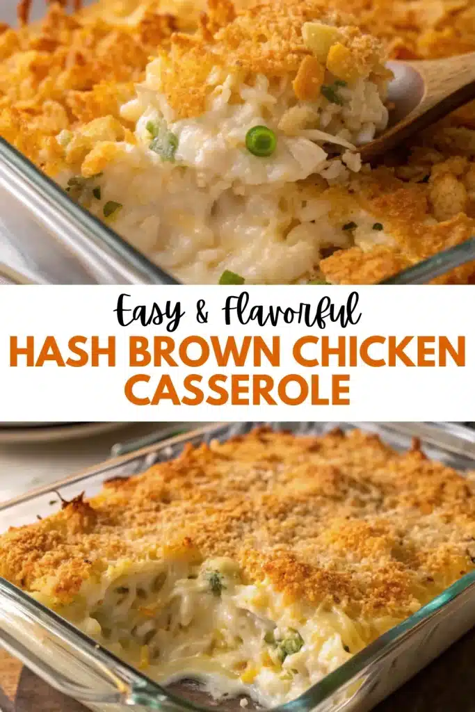 16 hash brown chicken casserole pin