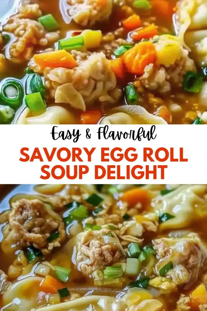 16 savory egg roll soup delight 2