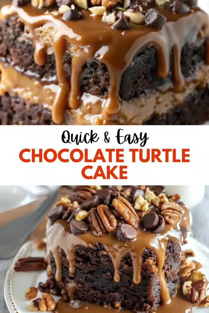 17 chocolate turtle cake 3