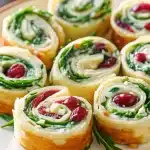 17 cranberry feta pinwheels with cream cheese 1