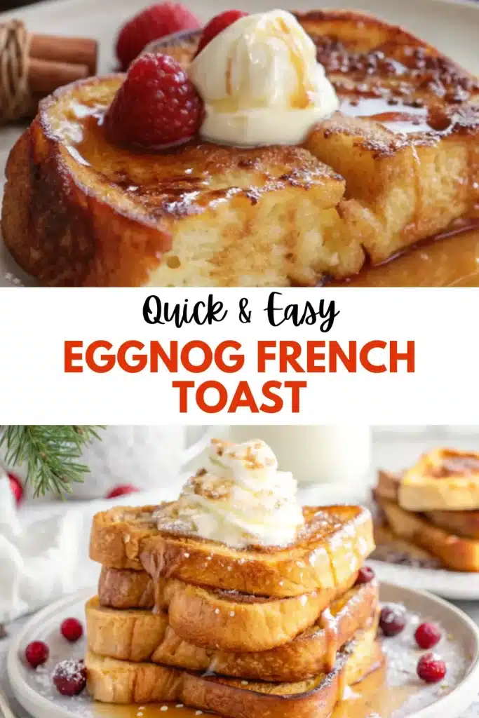 17 eggnog french toast pin