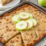 Flat Apple Pie, a classic treat with a golden crust and spiced apple filling.