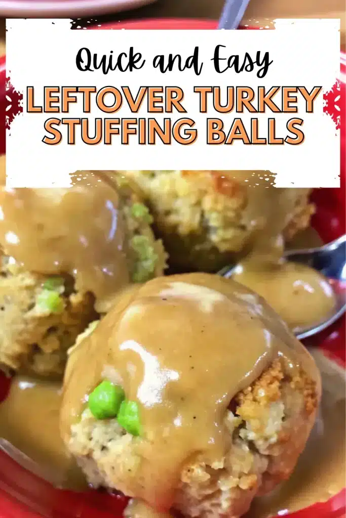 Delicious Leftover Turkey Stuffing Balls, a fun and tasty twist on classic Thanksgiving leftovers.