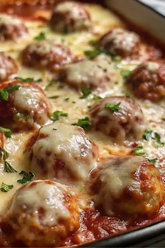 18 dump and bake meatball casserole 1