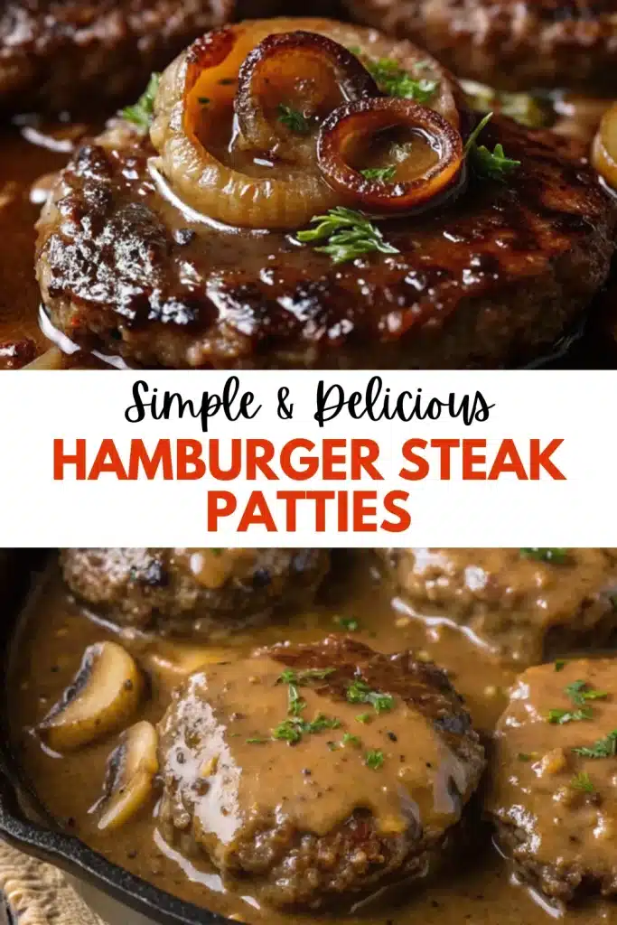 18 hamburger steak patties pin