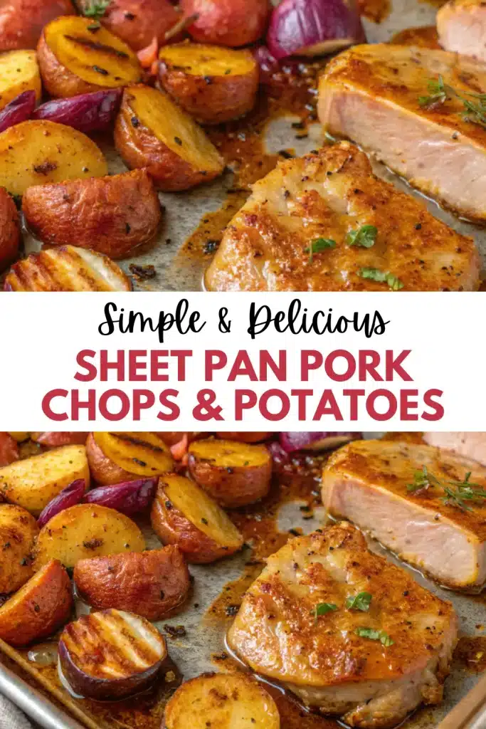 18 sheet pan pork chops with multi colored potatoes 2