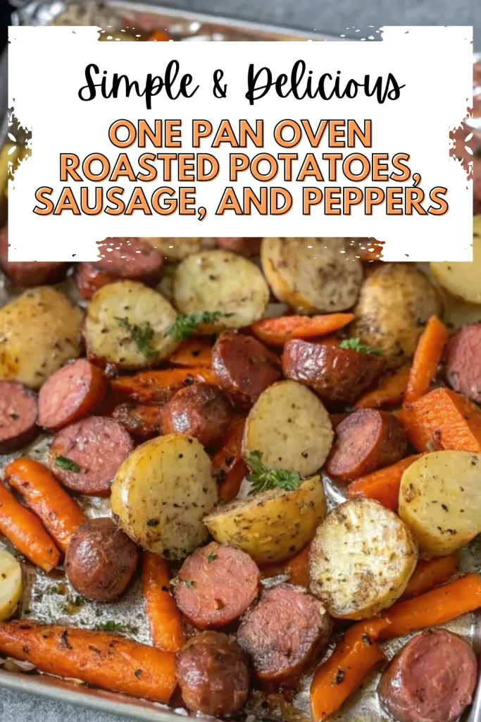 18a one pan oven roasted potatoes sausage and peppers