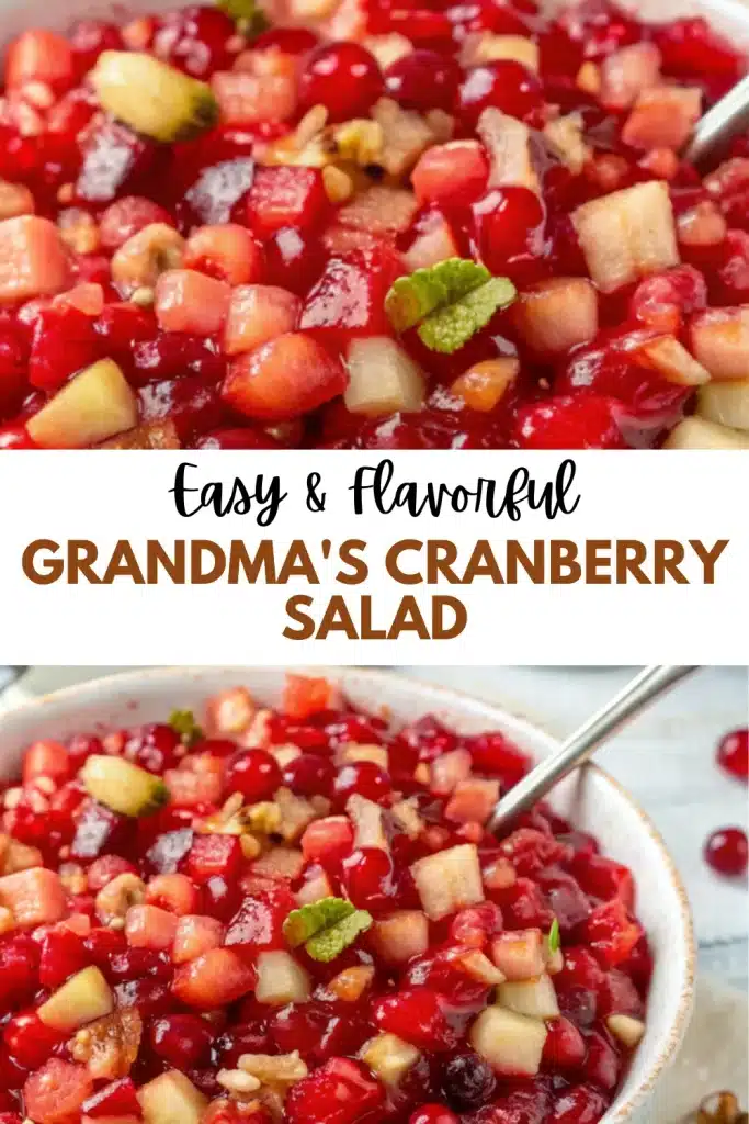 2 grandmas cranberry salad pin