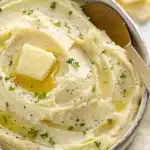 2 homemade mashed potatoes