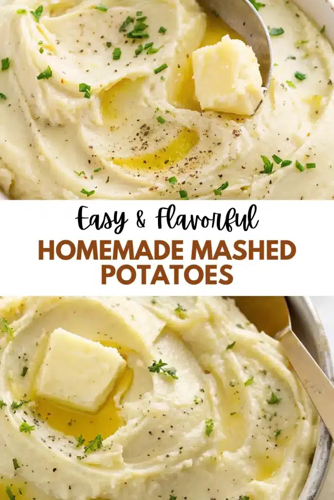 2 homemade mashed potatoes pin