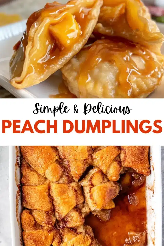 2 perfect peach dumplings 2