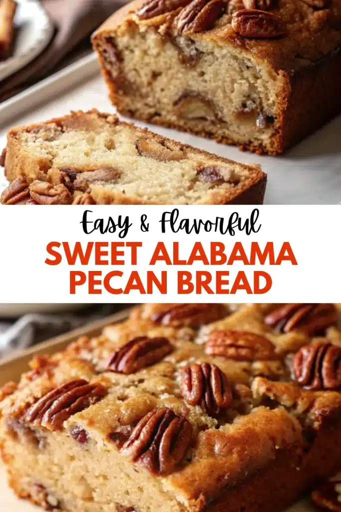 20 sweet alabama pecan bread pin