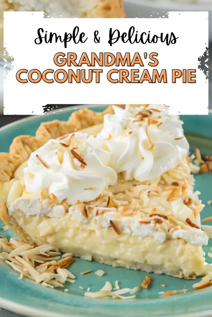 2a grandmas coconut cream pie