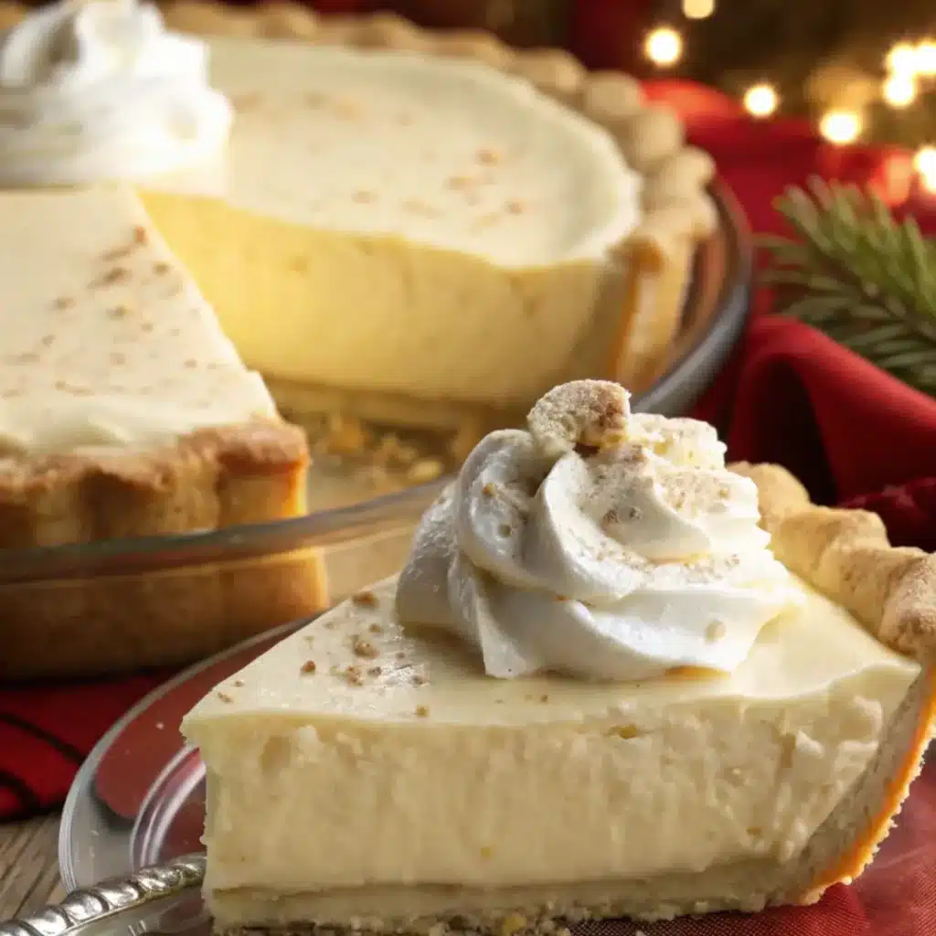 3 no bake eggnog pie 1