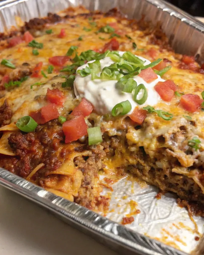 3 walking taco casserole