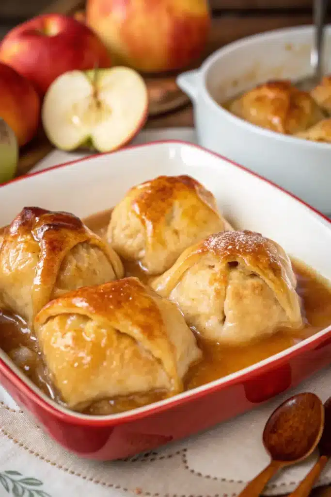 4 apple dumplings 1