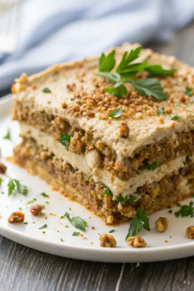 4 vegan lentil cashew cream lasagna 1