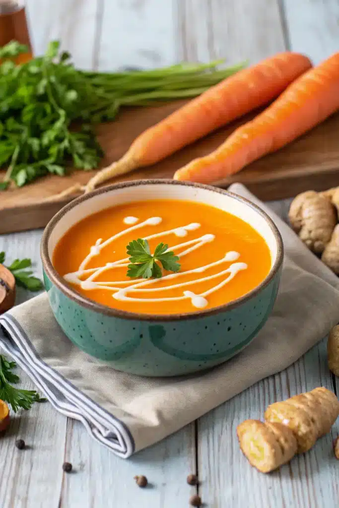 4 vibrant carrot ginger soup 2