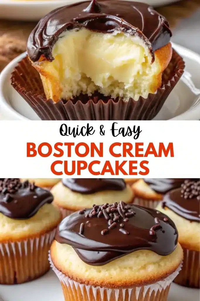 5 boston cream cupcakes 2