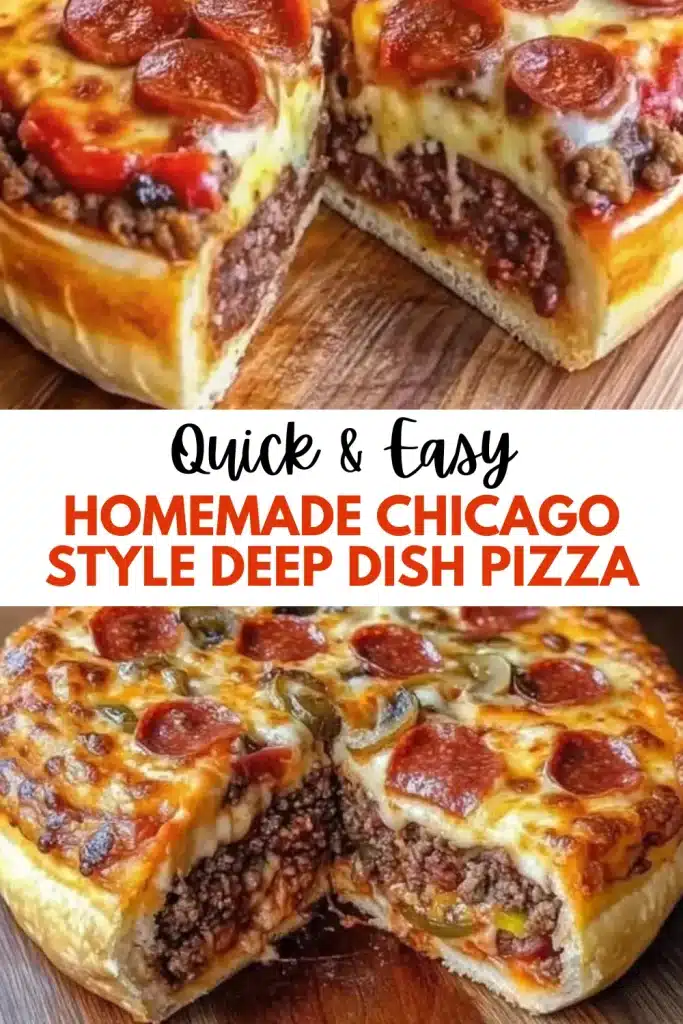 5 homemade chicago style deep dish pizza 2