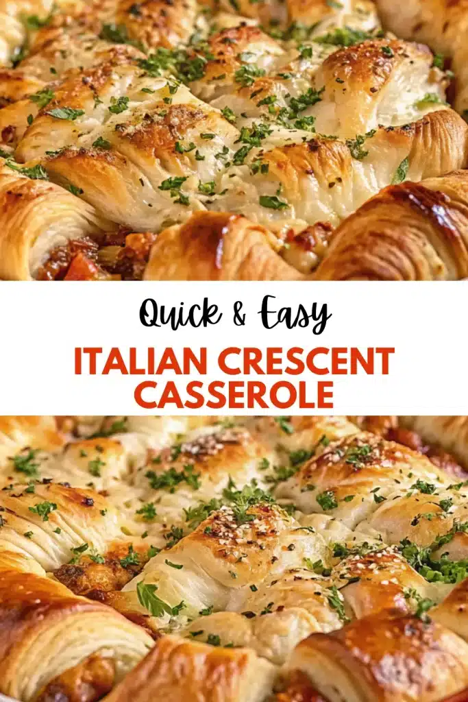 5 italian crescent casserole 2