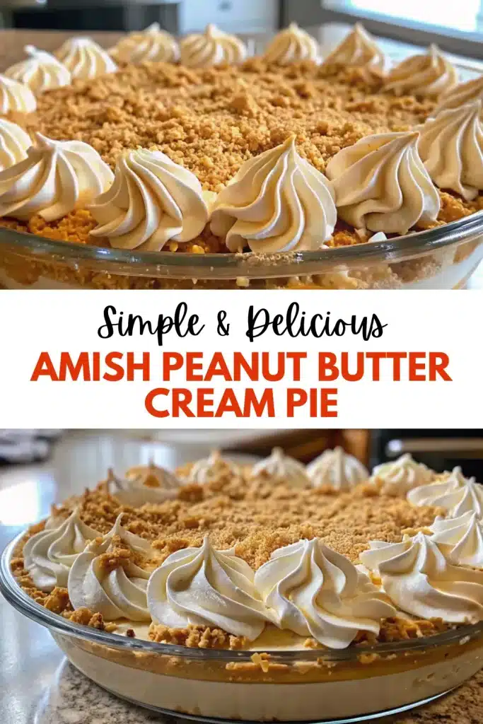 6 amish peanut butter cream pie 2