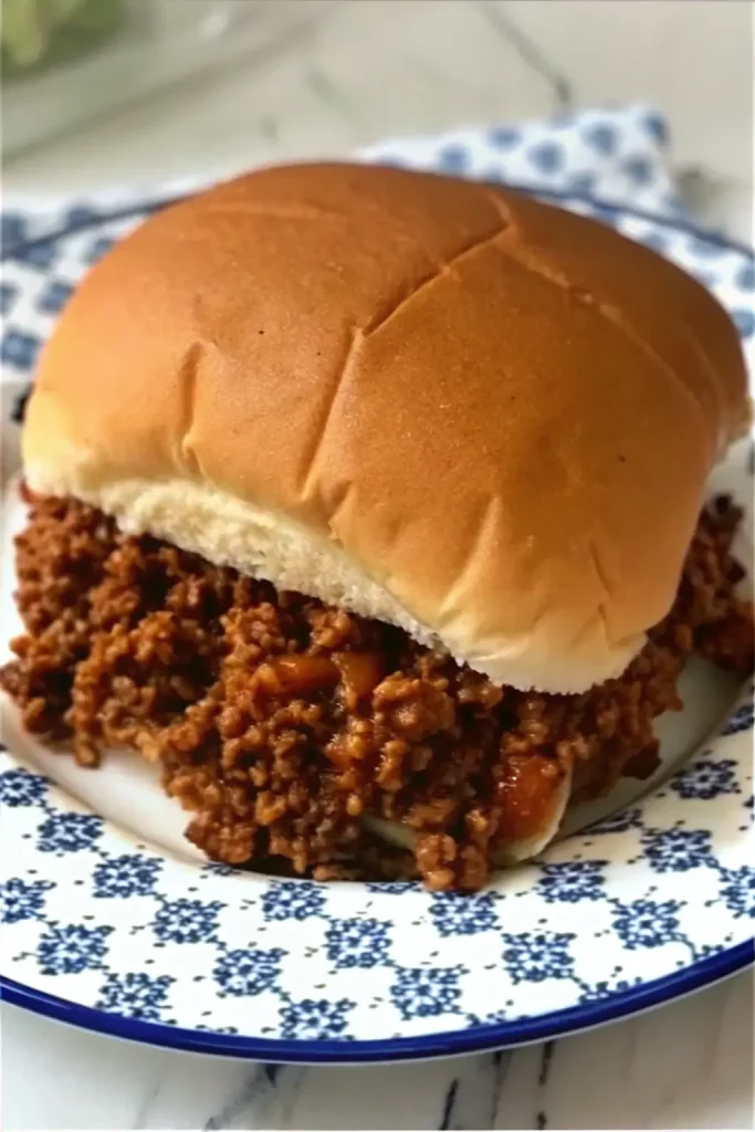 6 homemade sloppy joe 1