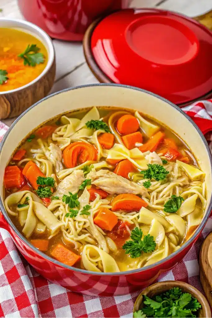 6 homestyle chicken noodle soup 1