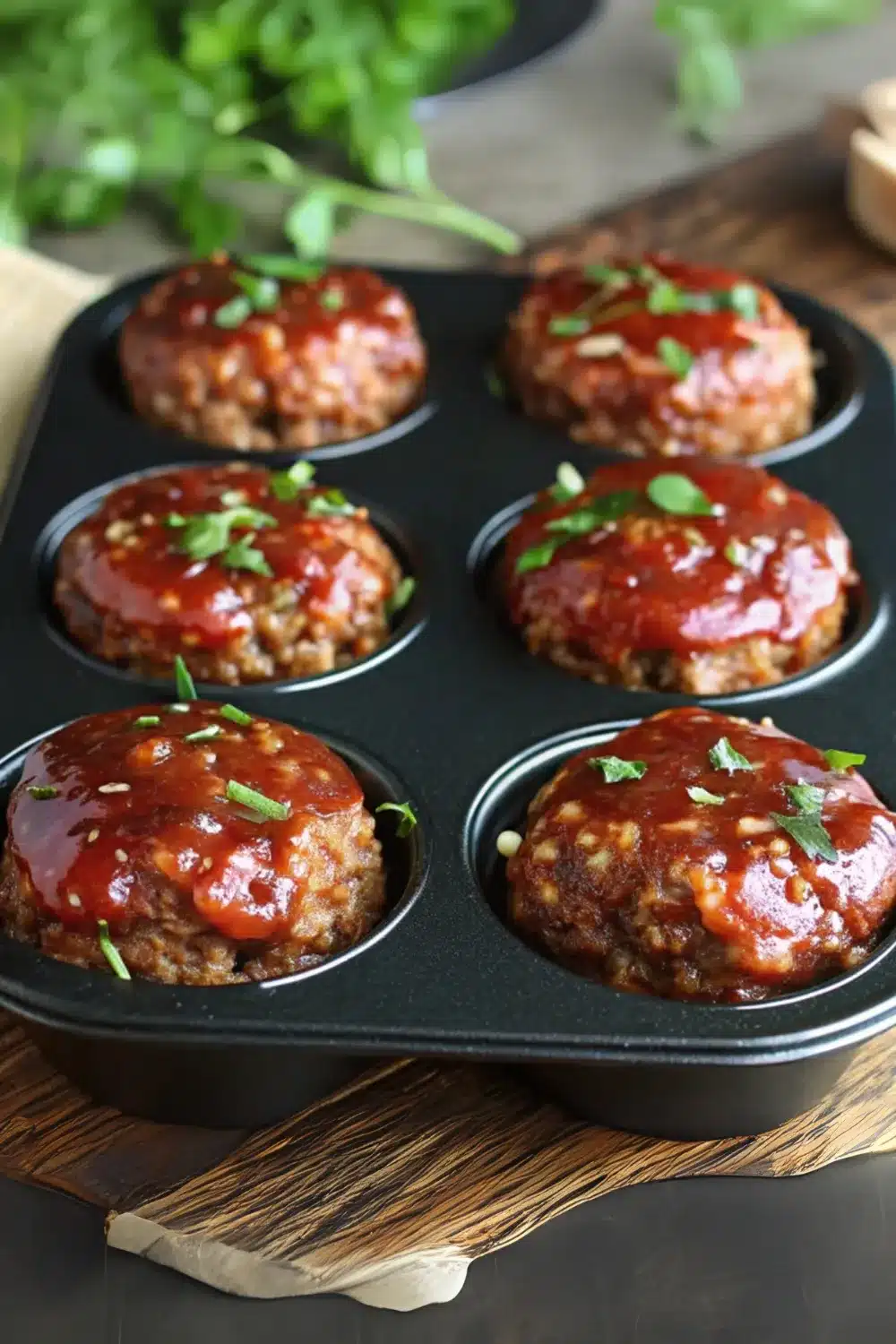 6 mini meatloaf muffins 1