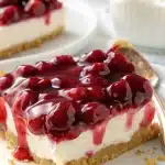 6 moms no bake cherry cheesecake 1