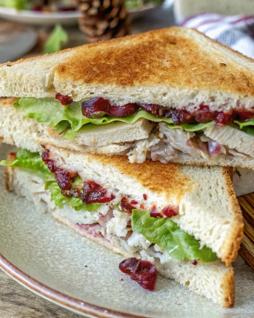 6 turkey cranberry sandwich