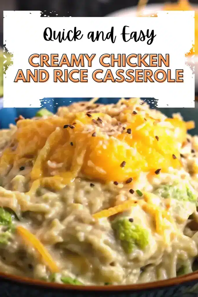 7 creamy chicken and rice casserole