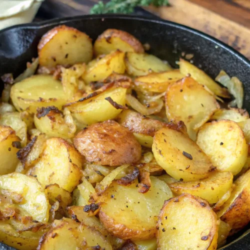 7 moms fried potatoes and onions