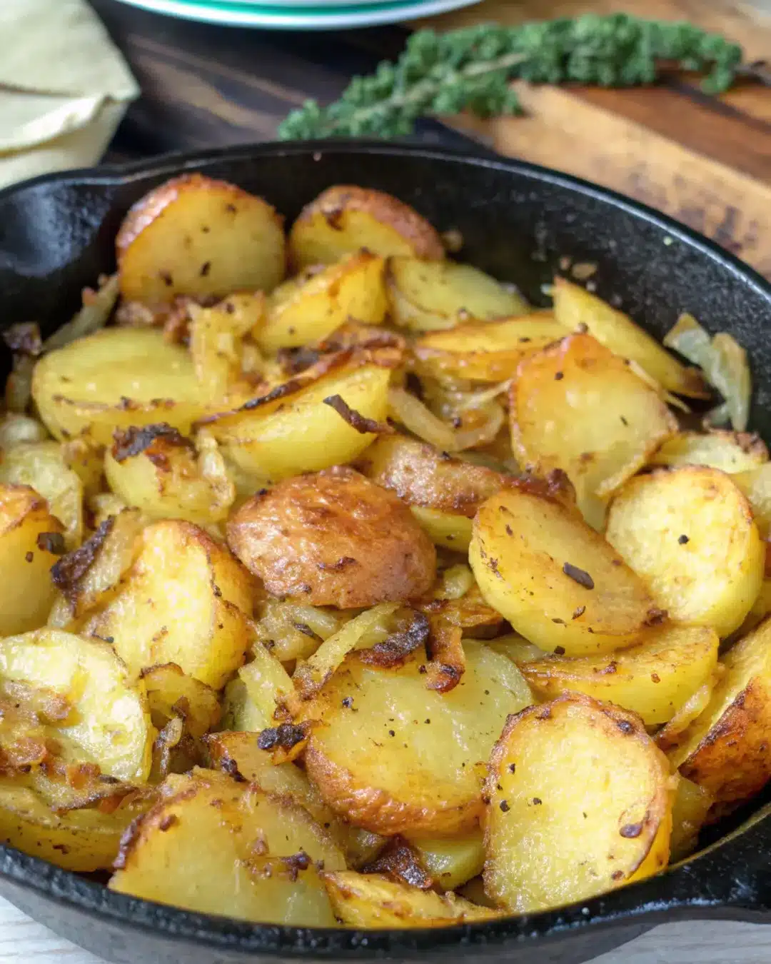 7 moms fried potatoes and onions